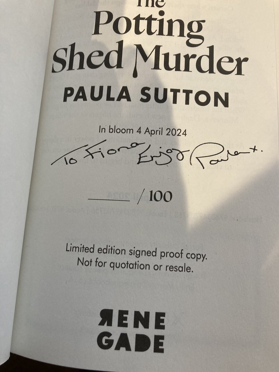 Tonight’s plan #PaulaSutton #ThePottingShedMurder @dialoguepub @Christina_Dem