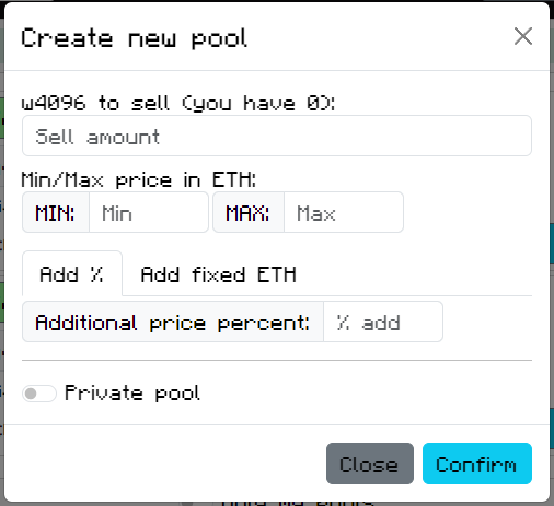 w4096 is almost finished. The release is this week as planned.

One of the next updates will be a "teleport" button that will allow to set the burn cycle counter to 16/16 just by pressing it and paying tx gas fee. It will make w4096 markets even more relevant.

#ERC4096