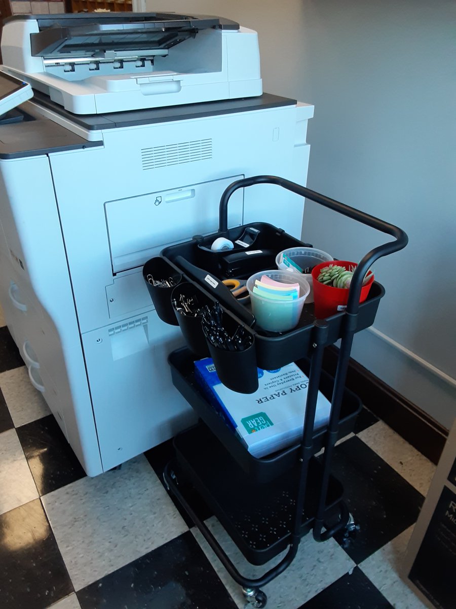 FriendsofPTS's tweet photo. #FoPT set up "copy carts" at @Penn_Treaty School to make copying a bit easier. We heard back, "Thank you for both the awesome supply carts. They are super helpful and are making a big difference in the copy rooms. It's so nice to have supplies readily available." <3 https://t.co/iqpEP9vo5L