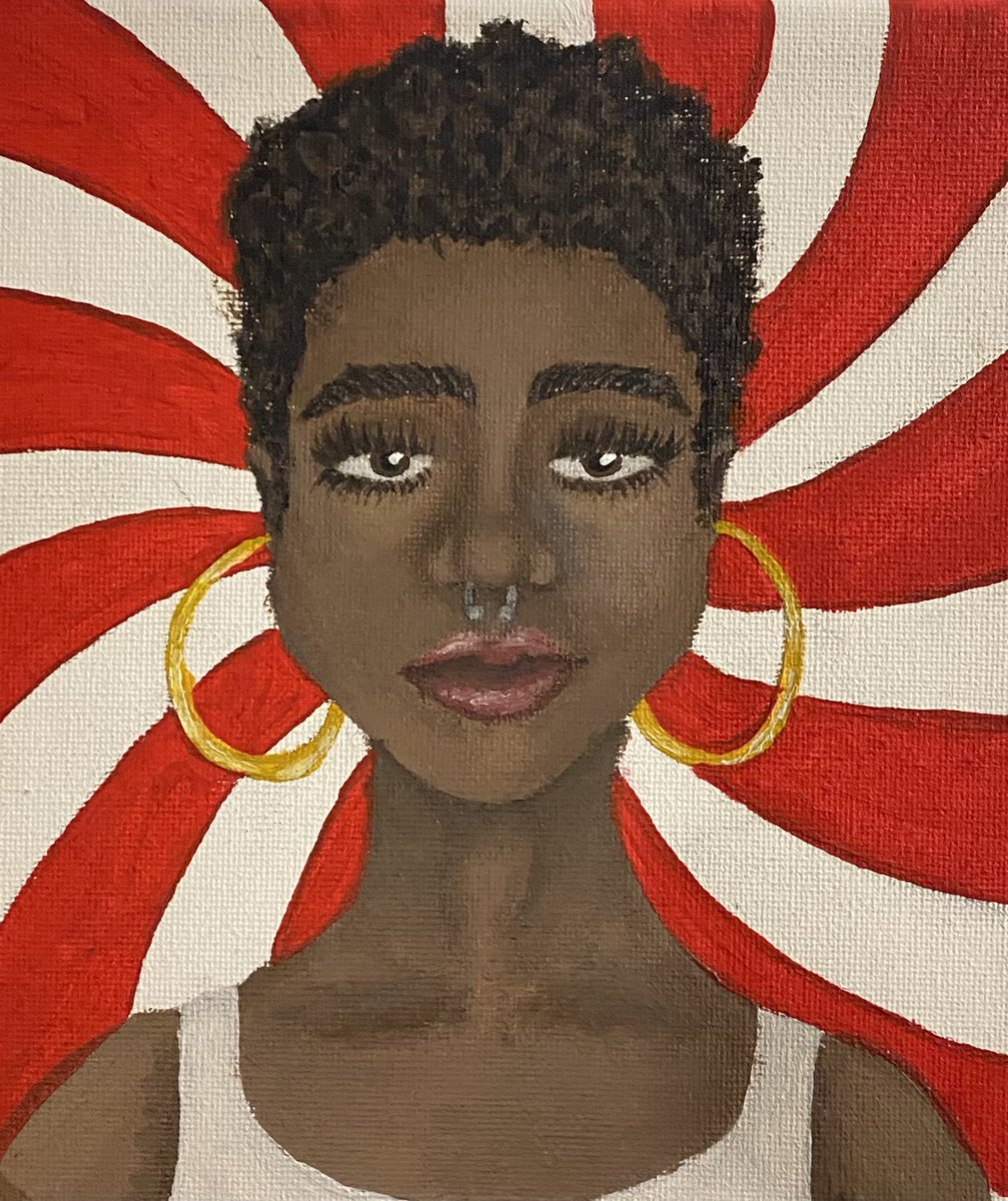 charlottenzn's tweet photo. Me vs How I painted myself https://t.co/rkDL3aSbiz