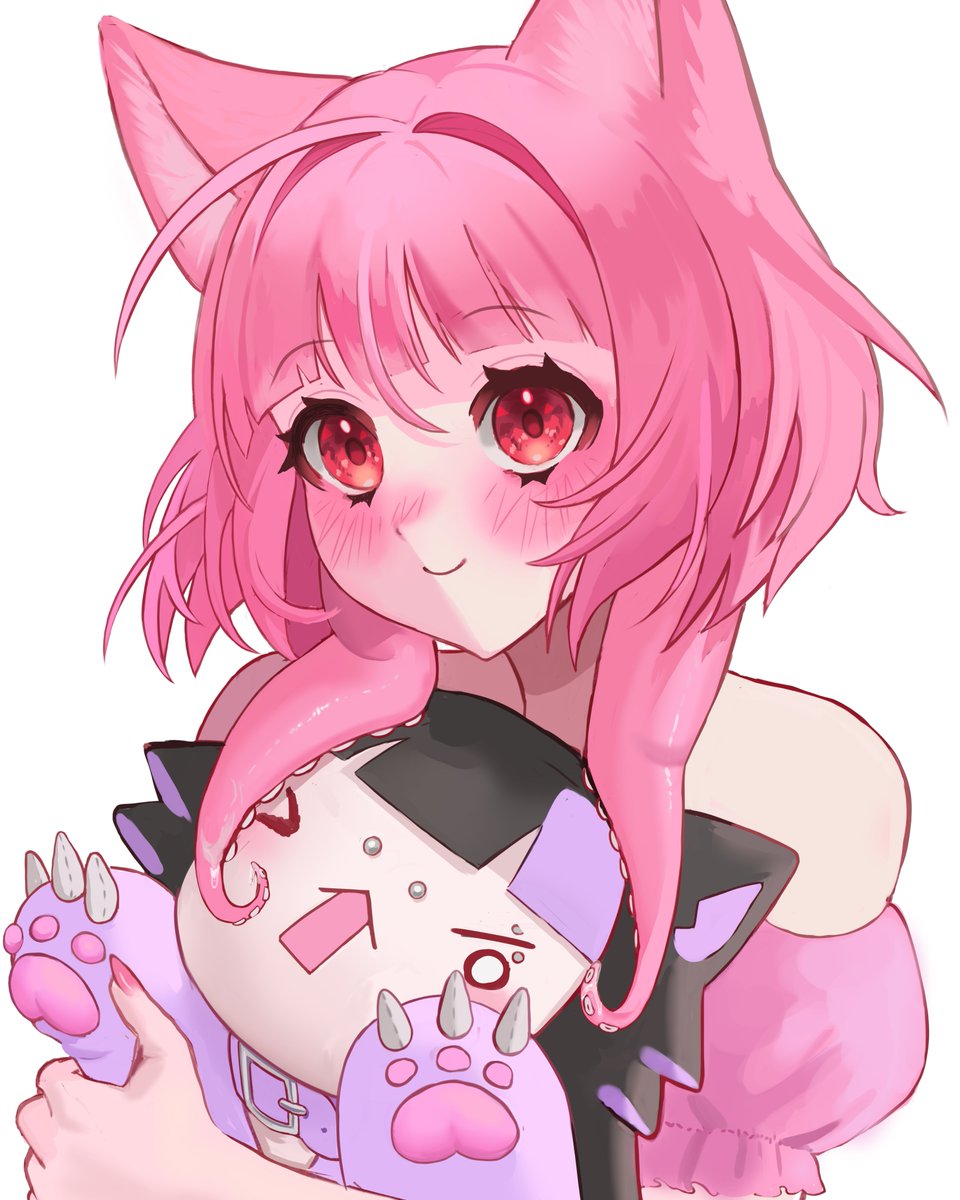 grimxiiu's tweet image. guess i forgor to post this one TEEHEE. silly drawing i made for a dear friend 💖