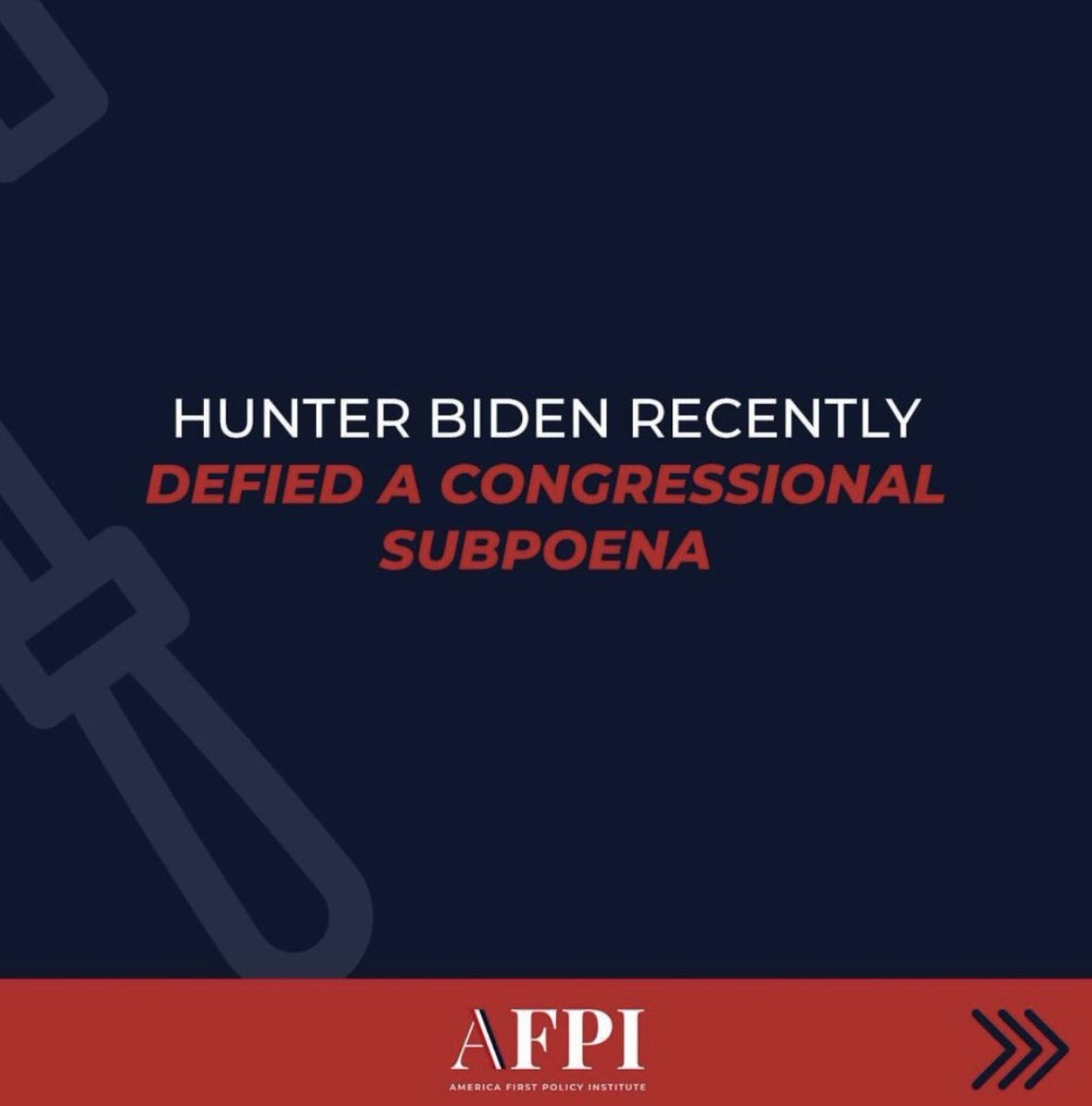 America1stWorks's tweet image. Biden’s DOJ will target conservatives like Steve Bannon and @RealPNavarro but protect Hunter Biden at all costs.

Every honest person in America knows it. But apparently, @instagram didn’t like @A1Policy saying it out loud and deleted their account. #BreakUpBigTech  ⬇️