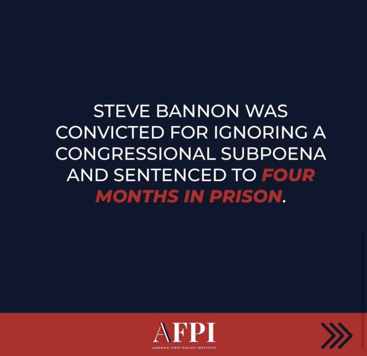 America1stWorks's tweet image. Biden’s DOJ will target conservatives like Steve Bannon and @RealPNavarro but protect Hunter Biden at all costs.

Every honest person in America knows it. But apparently, @instagram didn’t like @A1Policy saying it out loud and deleted their account. #BreakUpBigTech  ⬇️