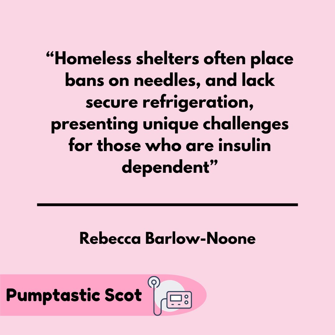 faulkner_alyssa's tweet image. *New Blog Post* -  Diabetes and Homelessness: A Plethora of Additional Challenges

In this blog post, Rebecca Barlow-Noone (@r_bnoone) discusses the complications between having diabetes and poverty/homelessness.

pumptasticscot.co.uk/post/diabetes-…
#pumptasticscot #blogging #diabetes #gbdoc