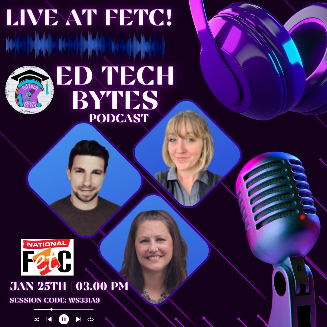 DCPSEdTechBytes (@dcpsedtechbytes) on Twitter photo Going to FETC in Orlando? Make sure you join <a href="/KimLandtroop/">Kim Landtroop</a>, <a href="/CecereInEdTech/">Mike Cecere</a>, and <a href="/k_predieri/">Kelley Predieri</a> as we do a LIVE taping of our Ed Tech Bytes podcast at <a href="/fetc/">FETC</a> 2024! Come join us for some fun, games, and all things Ed Tech!! #FETC24 Going to FETC in Orlando? Make sure you join <a href="/KimLandtroop/">Kim Landtroop</a>, <a href="/CecereInEdTech/">Mike Cecere</a>, and <a href="/k_predieri/">Kelley Predieri</a> as we do a LIVE taping of our Ed Tech Bytes podcast at <a href="/fetc/">FETC</a> 2024! Come join us for some fun, games, and all things Ed Tech!! #FETC24
