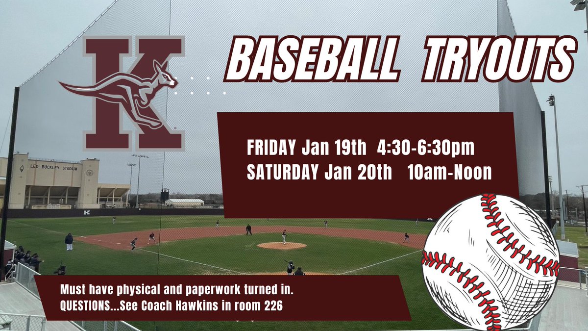 KHSRoos's tweet photo. Today is the day! #ReadytoPlay #BaseballReady https://t.co/ZFGk00UAQy