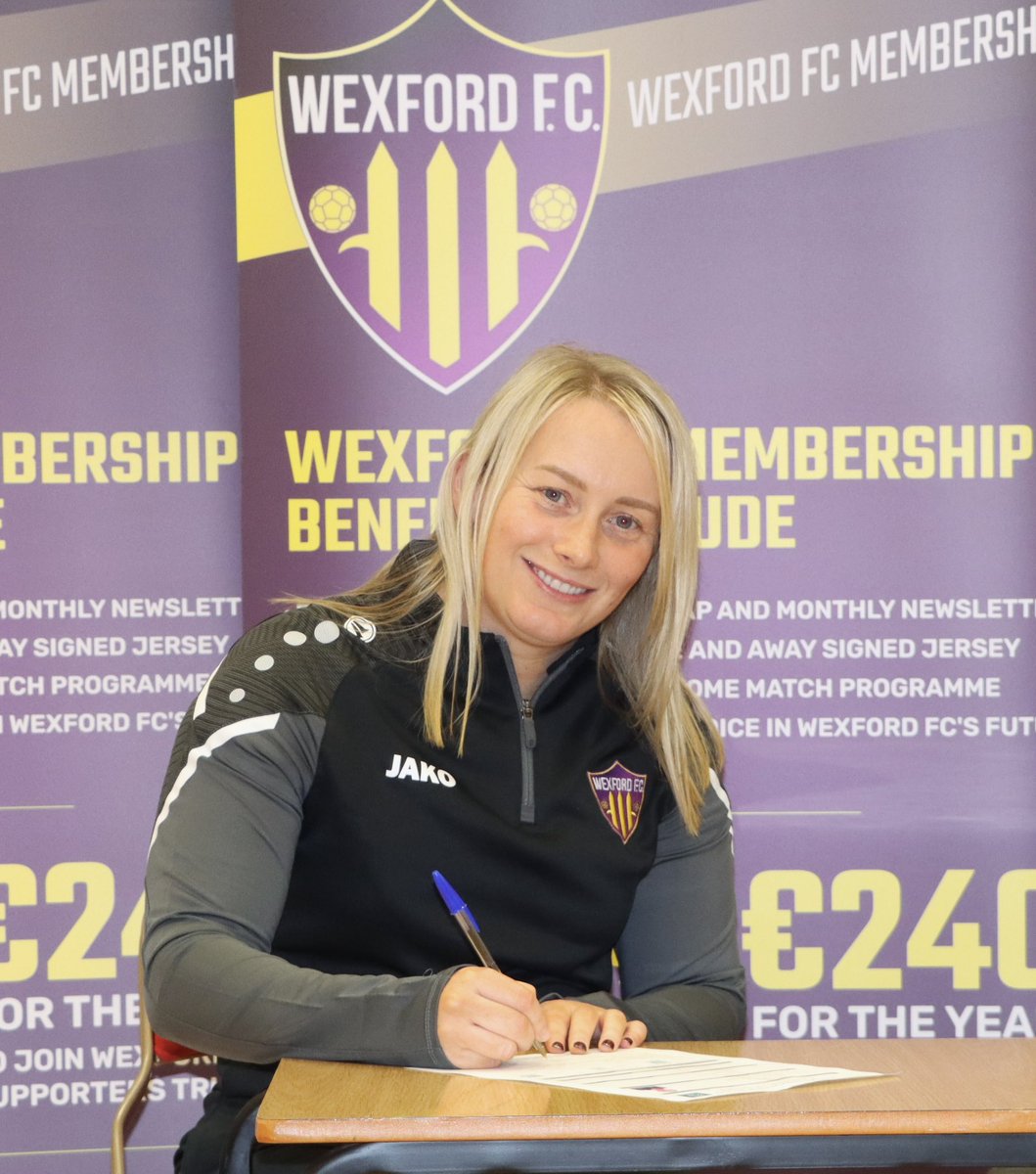 ￼
🟣 𝐍𝐈𝐂𝐎𝐋𝐀 𝐑𝐄-𝐒𝐈𝐆𝐍𝐒 𝐅𝐎𝐑 𝐍𝐄𝐖 𝐒𝐄𝐀𝐒𝐎𝐍!

We are thrilled to welcome back Nicola Sinnott!

The Wexford legend has been one of the driving forces behind the club and was rock solid again at the heart of our defence in 2023.

Story ➡️ wexfordfc.ie/nicola-re-sign…
