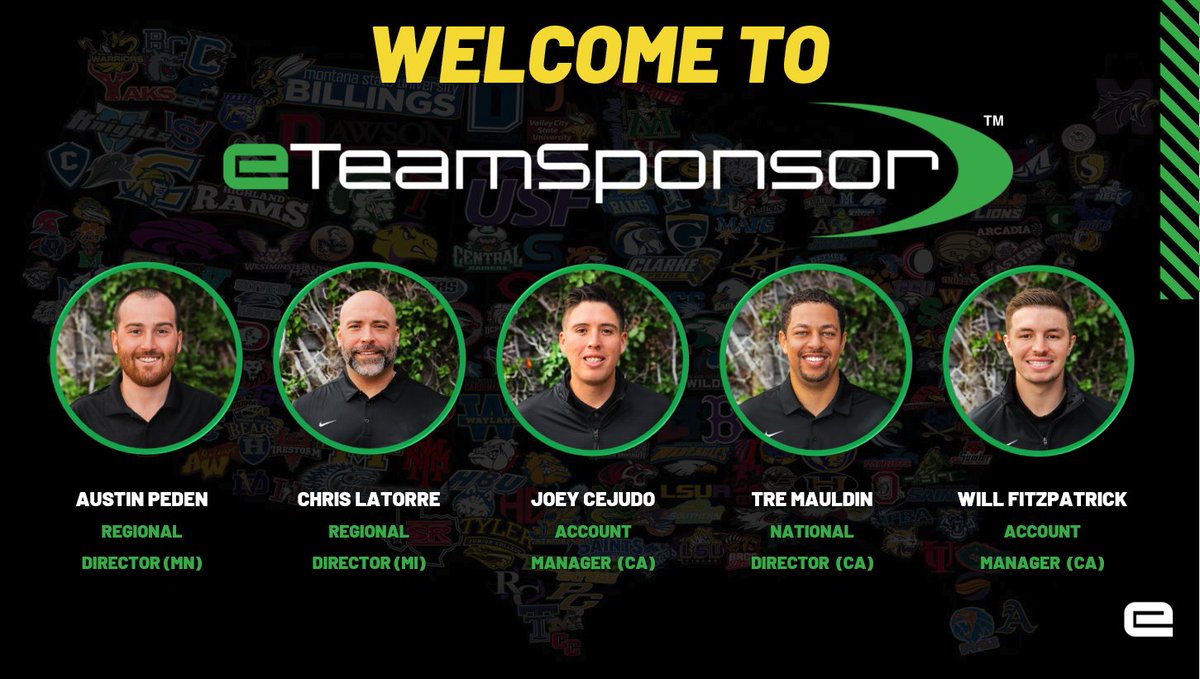 eTeamSponsor's tweet photo. 📣Welcoming the newest additions to our @eTeamSponsor team! 

With their exceptional skills and genuine enthusiasm for improving student athletics, they are set to help revolutionize fundraising for schools and teams nationwide! #newhires #teamfundraising https://t.co/Ivhv8DEPRK