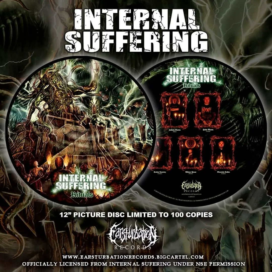 ISuffering's tweet image. :: "𝕽𝖎𝖙𝖚𝖆𝖑𝖘" Picture Disc + Translucent Galaxy vinyl limited to 100 copies each out next month via @earsturbationrecords ::

:: "Rituals" Disco de imágenes + vinilo galaxy translúcido limitado a 100 copias cada uno el próximo mes a través de Earsturbation ::