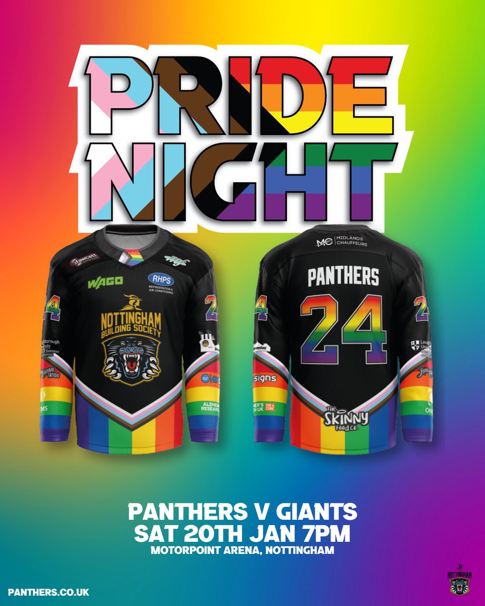 Introducing our 2024 Pride Night jerseys😼🏳️‍🌈 All information here: tinyurl.com/3bud58b9