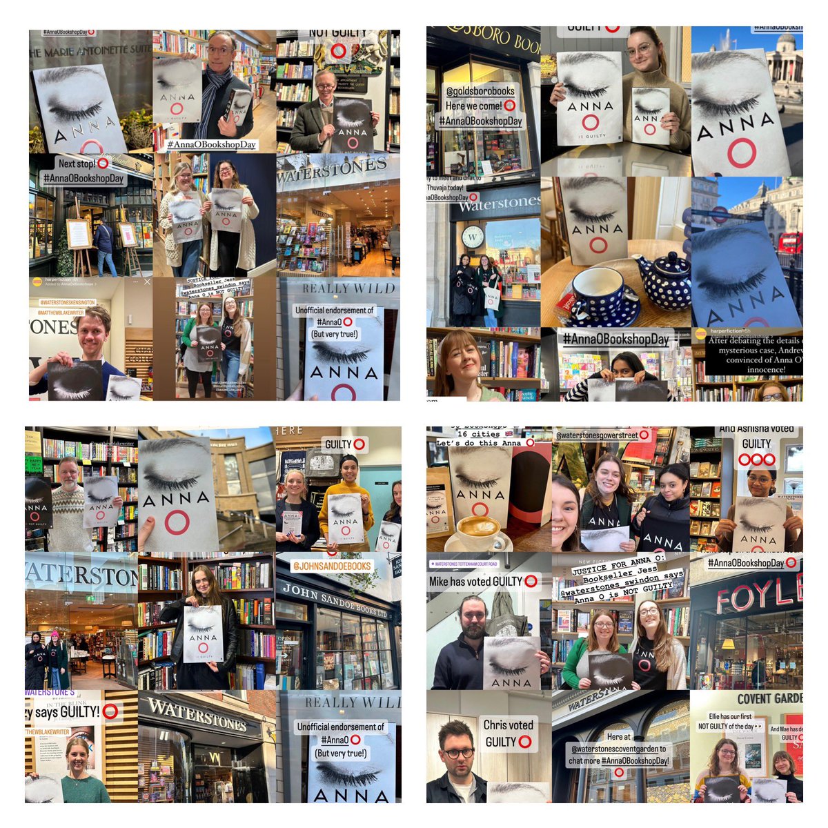 WHAT. A. DAY!!! 16 cities. 5 countries. #AnnaOBookshopDay. Thank you @HarperFiction @fictionpubteam @charlottebrabbs @maddymarshall!