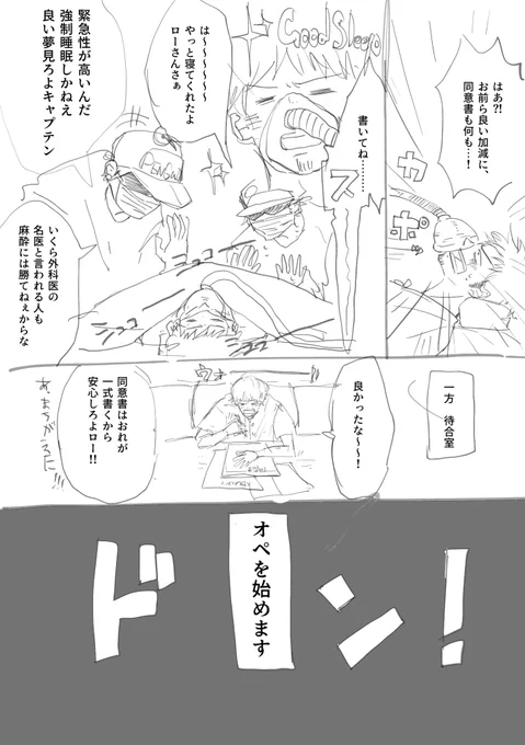 なんやかんやでロー🐯がオペされる話

の下書きらしい 