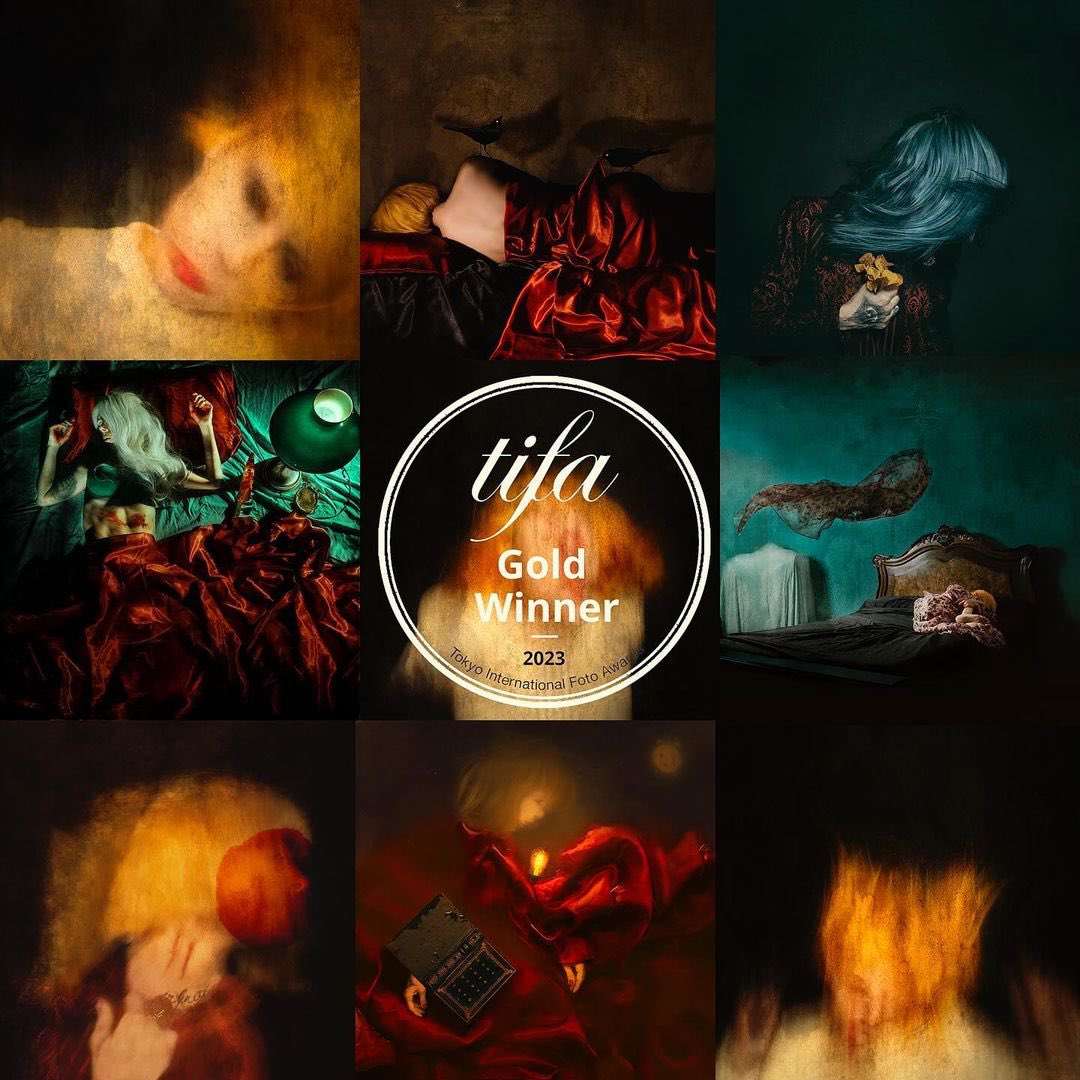 La serie fotográfica “Tenebris Somniorum” ha sido premiada en los Tokyo International Photography Awards (TIFA) con un Gold en la categoría 
“Best Fine Art Portrait  Series”
Muy agradecida por el reconocimiento.

#fineart #tifawinners #tenebrissomniorum #josegirl #sonyalphafemale