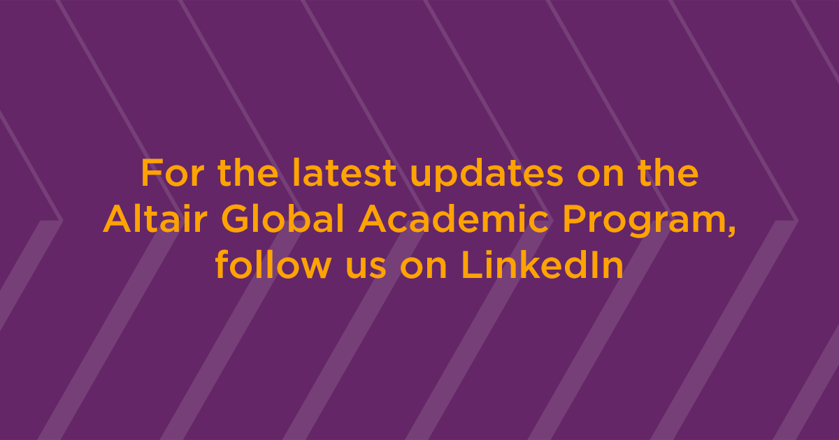 Ready to explore the future of computational science and #AI in Academia? Join us on LinkedIn for exclusive updates, insights, and a deeper dive into the innovation that drives us 🌐 Follow us now: linkedin.com/company/altair…

#OnlyForward
