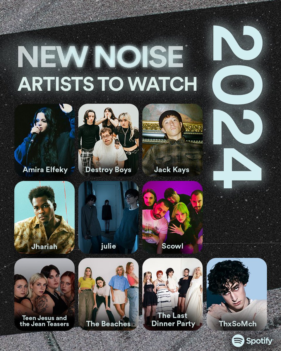 The future of rock. Presenting the 2024 Artist to Watch. #ArtistsToWatch spotify.link/ATW2024