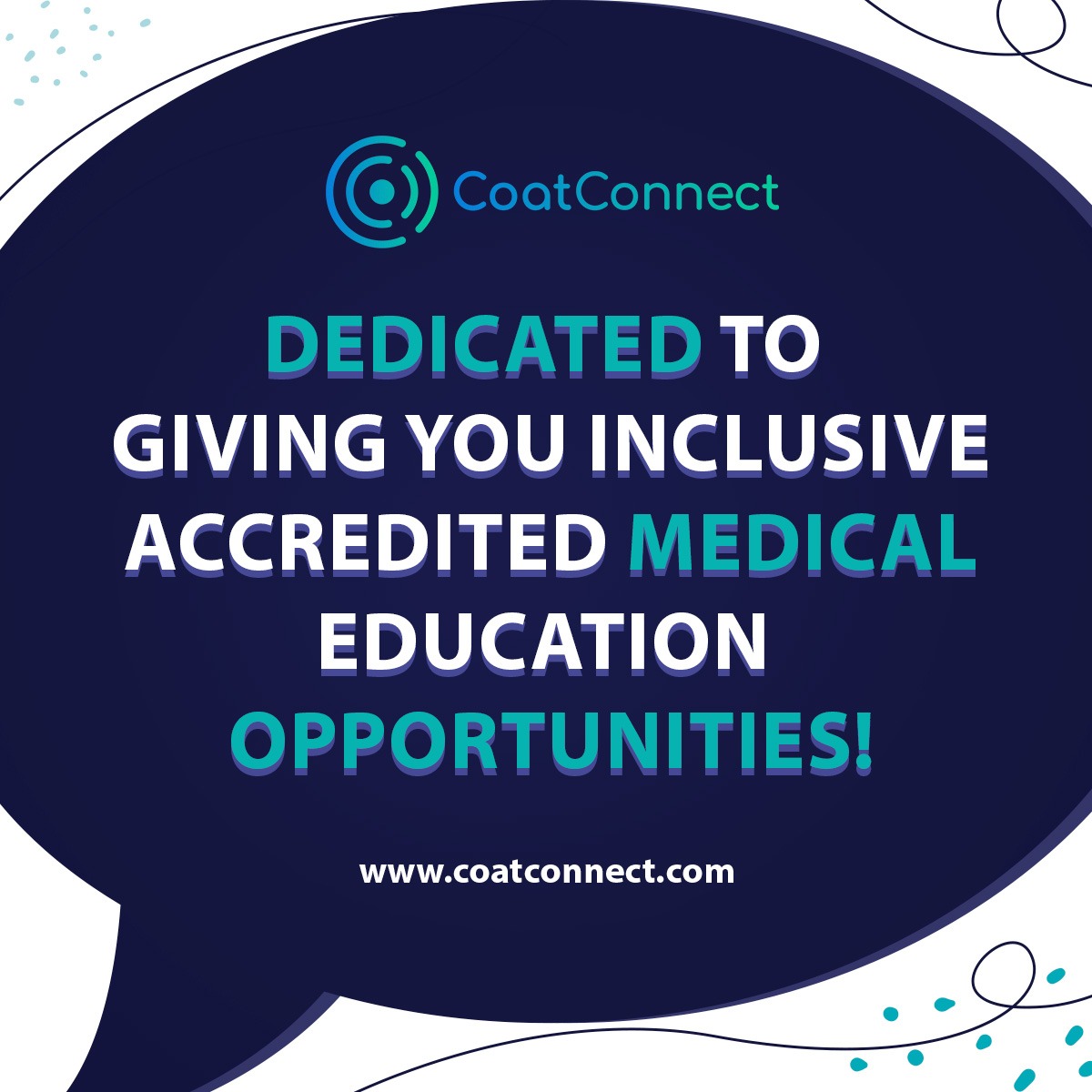 CoatConnect's tweet photo. For every healthcare professional, your CME is accessible now!
Forget about all the time spent on finding &amp; enrolling to your preferred medical course or event.
Sign up now &amp; stay tuned for all our exciting upcoming CME/CE events! https://t.co/zvXP3fGmIS

#CME #Healthcare https://t.co/oVEE8j9bAc