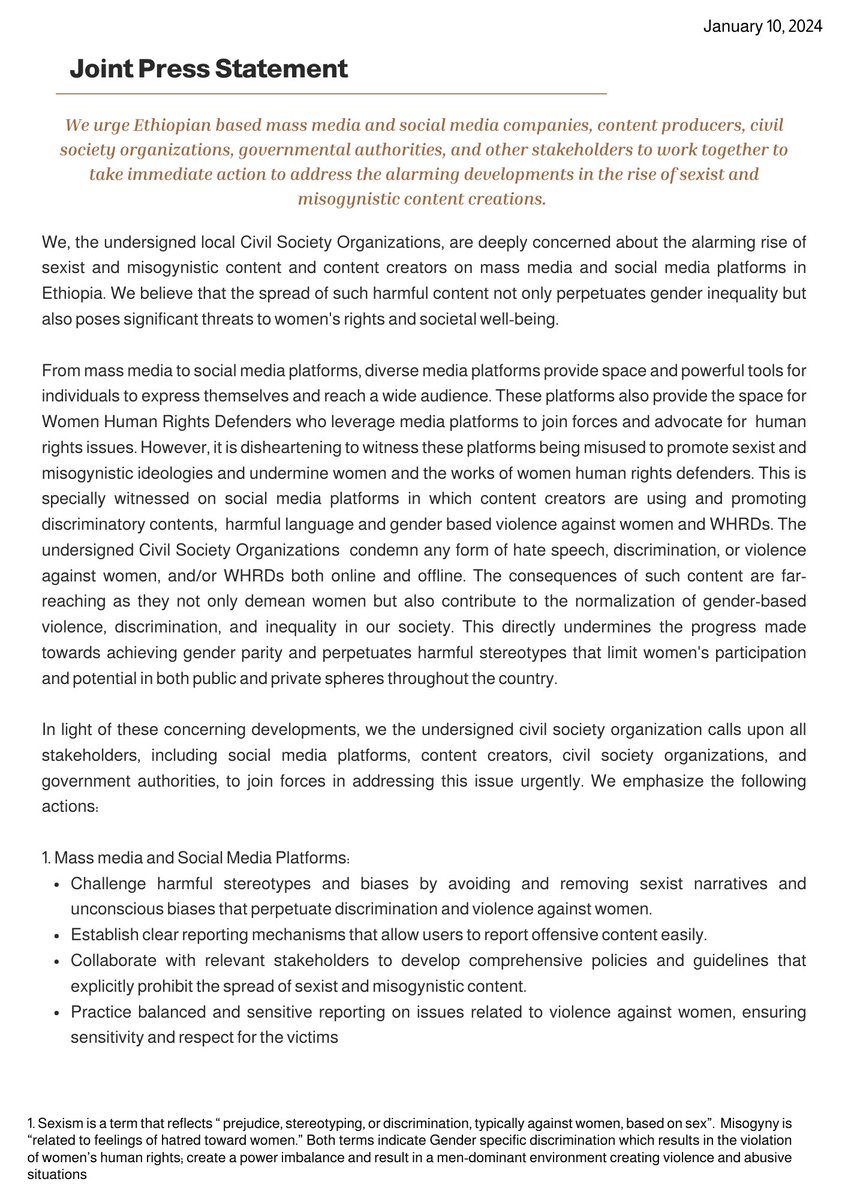 Ethiopian Women Human Rights Defenders Network tweet media