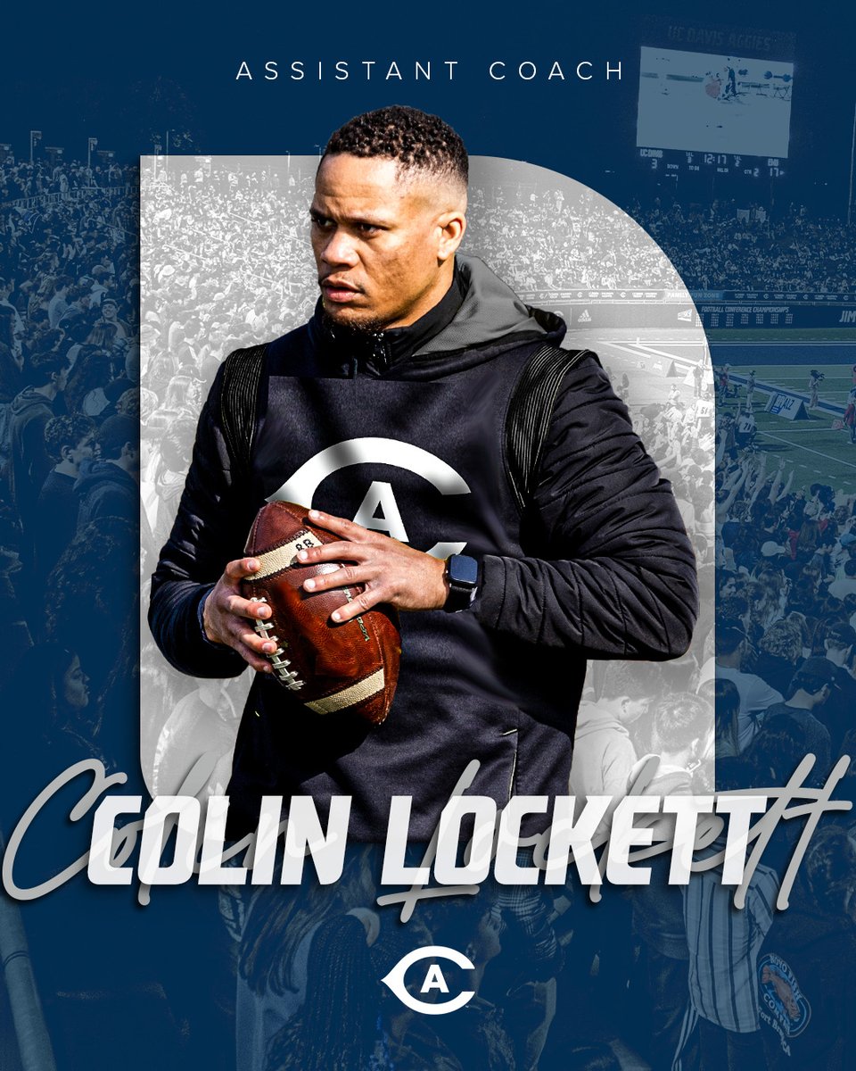𝐖𝐞𝐥𝐜𝐨𝐦𝐞 𝐭𝐨 𝐒𝐡𝐫𝐞𝐝𝐯𝐢𝐥𝐥𝐞, 𝐂𝐨𝐥𝐢𝐧!

Colin Lockett will help usher in the new era of Shredville, coming to Davis as the Wide Receivers Coach. 

🗞️bit.ly/41VKBpe

#GoAgs | <a href="/ucdavisaggies/">UC Davis Athletics</a>