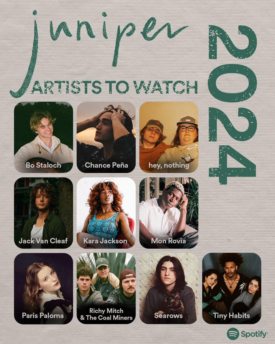 The future of folk. Presenting the 2024 Artist to Watch. #ArtistsToWatch spotify.link/ATW2024