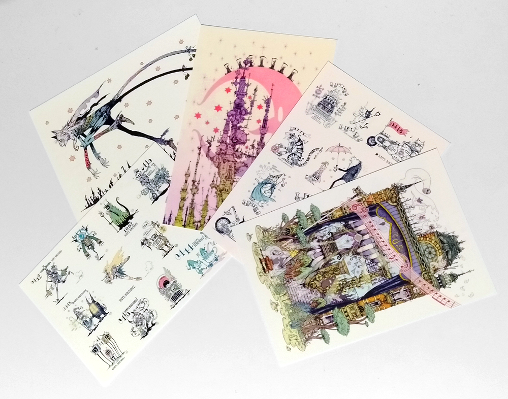「ボダイジュカフェ()【能登半島地震チャリティーポストカード展】こちらに参加させて」|大志のイラスト