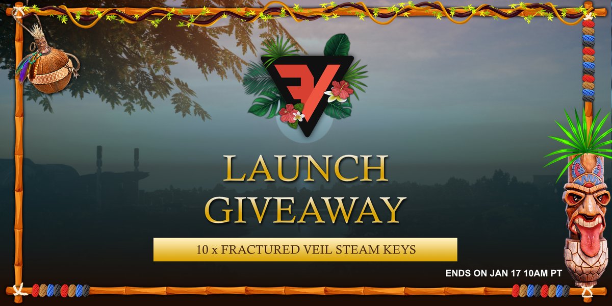 We are just 8 days away from Launch!🎉 To celebrate the upcoming Early Access Release of Fractured Veil, we are doing one last Giveaway, enter now! gleam.io/VuLZl/fracture…