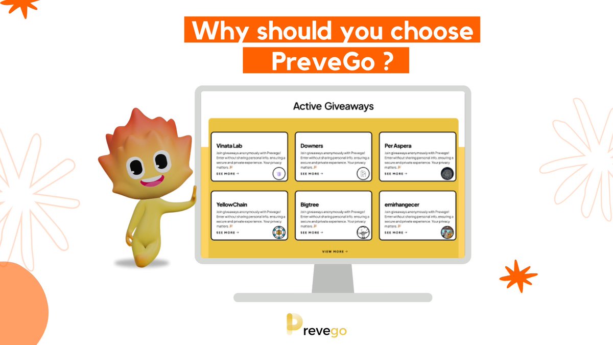 prevegoco's tweet photo. 1) Don't miss any giveaways on social media! 
With Prevego, you can access thousands of giveaways from a single screen and participate in the ones you want with just one click 🤩 https://t.co/DlulZDYQhQ