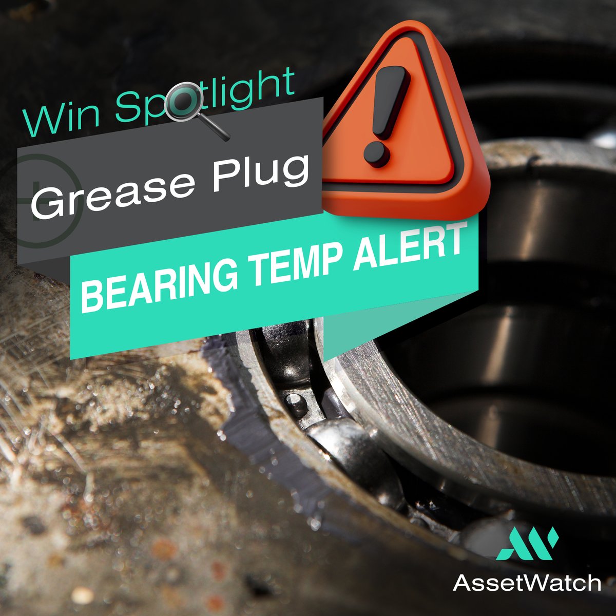 Temperature Spike Solved! After noticing a temperature spike over 200°F in a #bearing, the culprit was found: a clogged #greaseplug. Quick action to release the pressure and a detailed RCA led to catching the fault early and improving re-greasing procedures. #AssetWatch