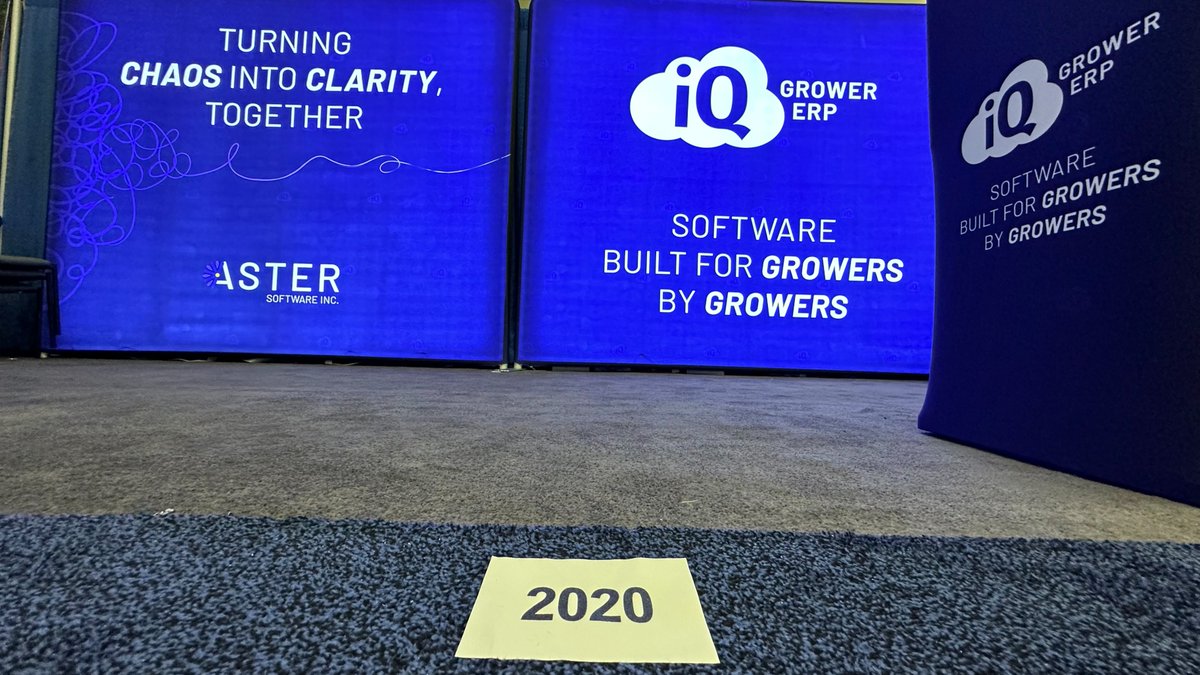 👀 You don’t need perfect vision to spot our #MANTSBaltimore Booth #2020! Seeing is believing, so visit us to learn about iQ Grower ERP, watch a demo, and chat with our team. 💬

#AsterSoftware #iQ #2020Vision #ClarityForEveryone #MANTS2024