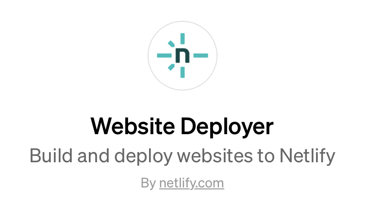 jasbarry's tweet photo. Deploying to @Netlify is live on the #GPTStore! What can you deploy with just a prompt? https://t.co/PVcyfjwo09 https://t.co/rYydjoJdOz
