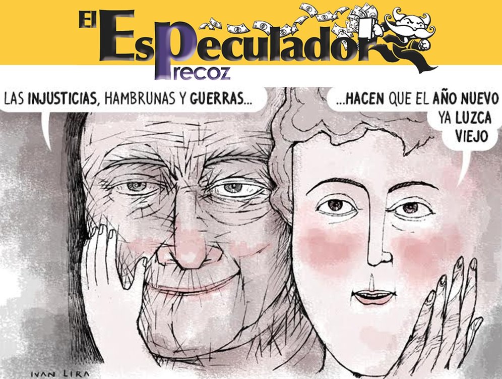 EL ESPECULADOR PRECOZ

Hay gente que todavía no se atreve a darle el feliz año nuevo a nadie

El VIERNES llega El Especulador precoz repartiendo humor y paz