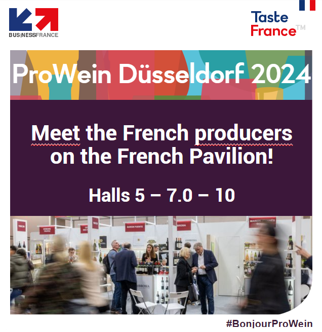 [#ProWein2024] France 🇫🇷 is back with its French pavilion organised by @businessfrance. Come and visit us in Halls 5, 7.0 & 10. 🍷🍺🥃New things to be discovered... Stay tuned ! #TasteFrance #BonjourProWein #wines #spirits #beer #cider