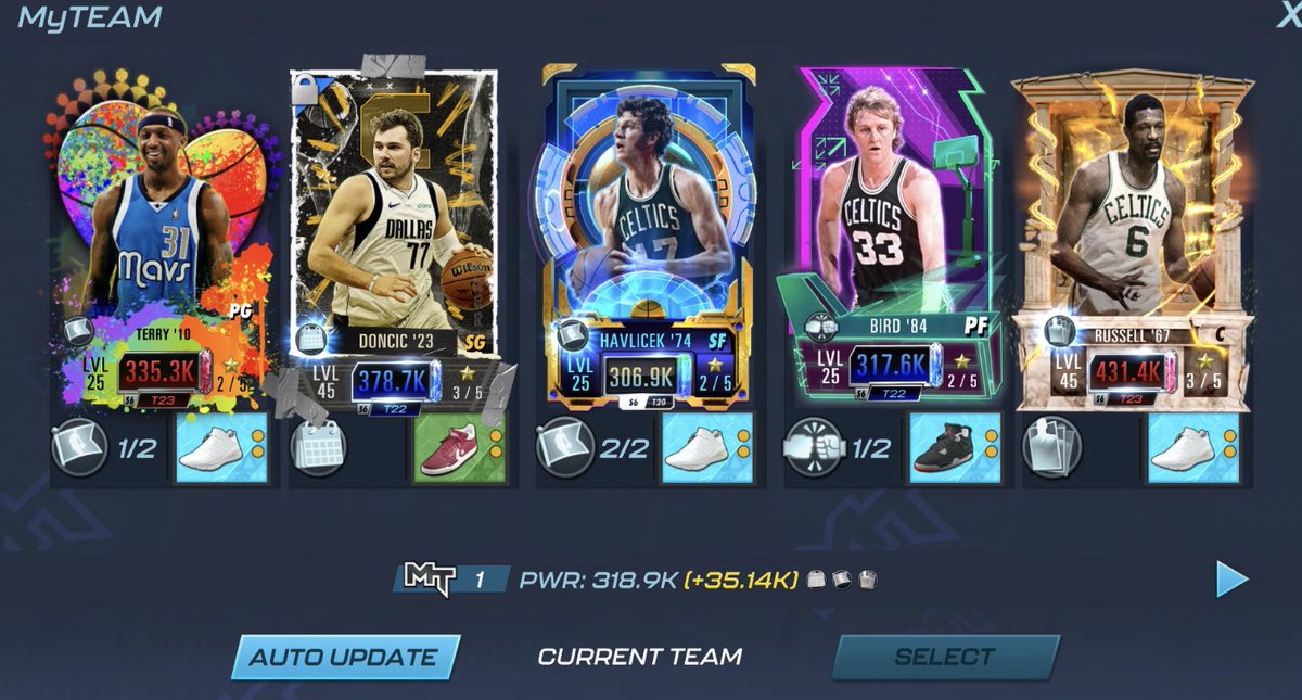 WhoThrills's tweet photo. @NBA2KMobile After I get Wemby and JT my line up will be scary https://t.co/EUdy0CQA9T