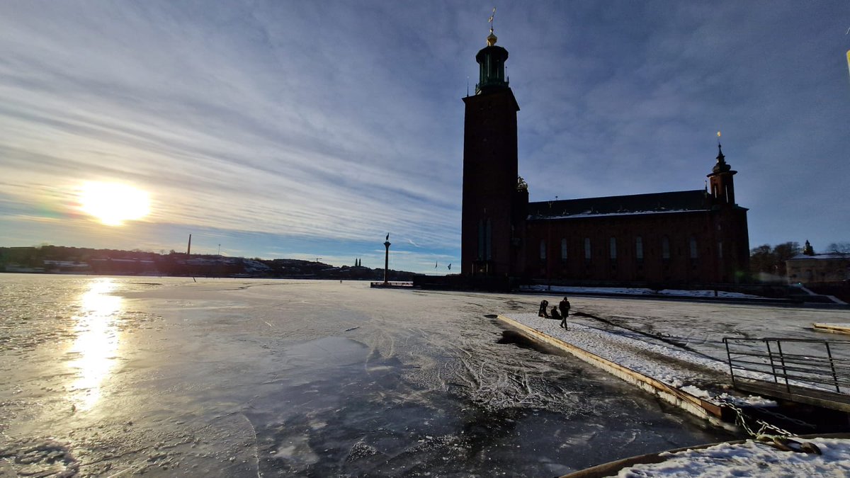 It is pretty cold in Stockholm at the moment! The City Hall and Gamla Stan are now surrounded by ice, where there is usually the entrance from the archipelago into lake Mälaren. Makes the city so much brighter during winter too 😍🥶❄️☃️