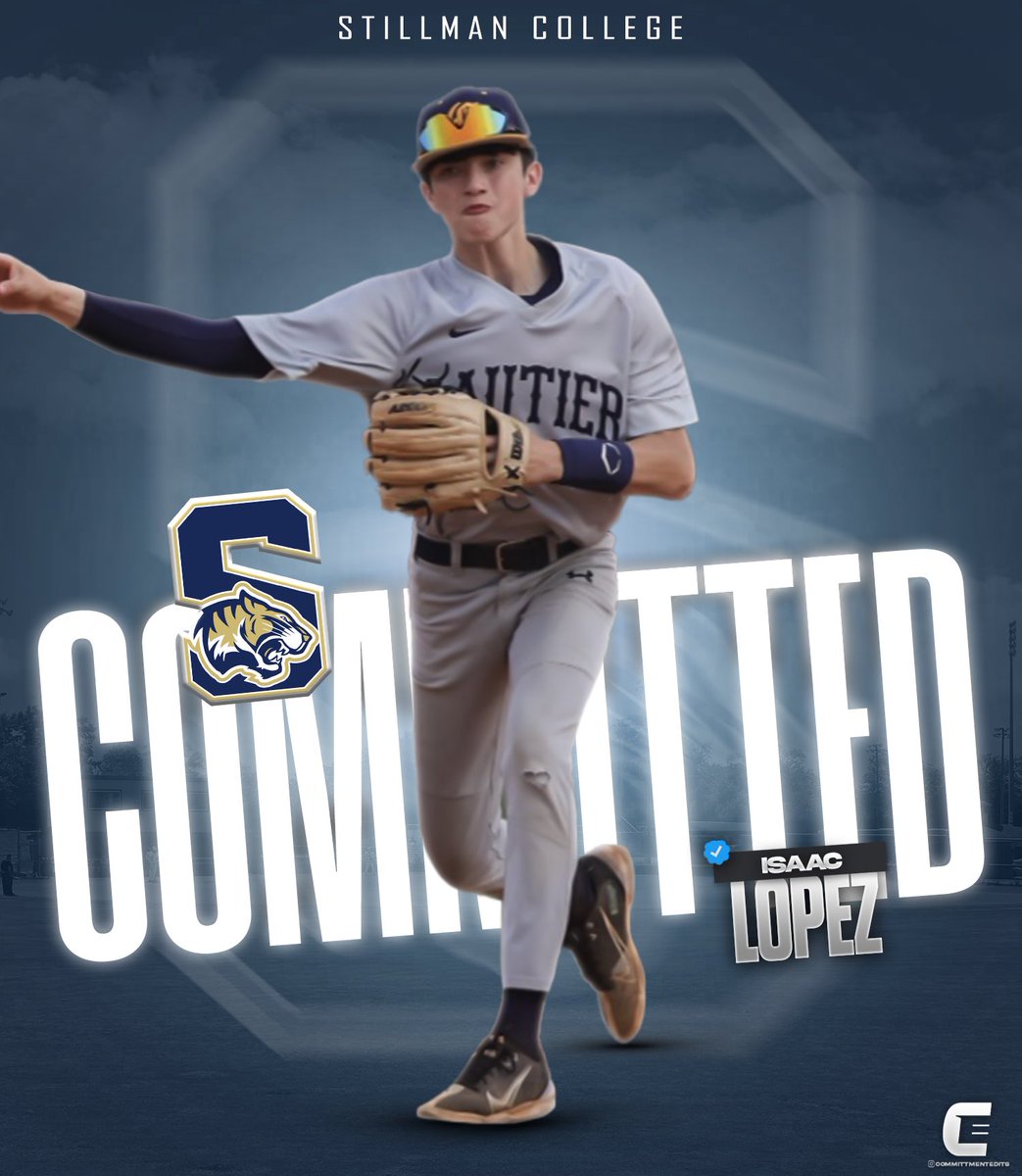 IsaacLopez1117's tweet photo. I’m blessed to announce my commitment to play college baseball at Stillman College! I’d like to thank God, my family, my coaches, my teammates, and everyone else who has helped me along this journey. Go Tigers! #HailOHail 🐅

@GoStillmanBSB @DJSledge12 https://t.co/jT9H5HDk93
