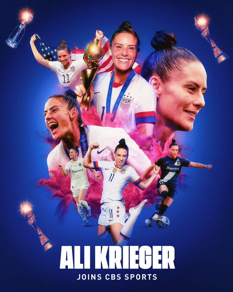 Ali Krieger, a two-time World Cup winner and NWSL champion, is joining CBS Sports’ soccer coverage as a studio analyst. Krieger will make her first appearance Jan. 11 on CBS Sports Golazo Network’s MORNING FOOTY at 8 a.m. ET. Watch here: cbssports.com/watch/cbs-spor…