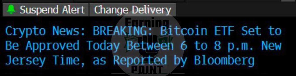 EarningPointPro's tweet photo. #USA #SECGOV #BitcoinETF
Be ready for it ๐ค
#EarningPoint https://t.co/KV6zWC7Pws