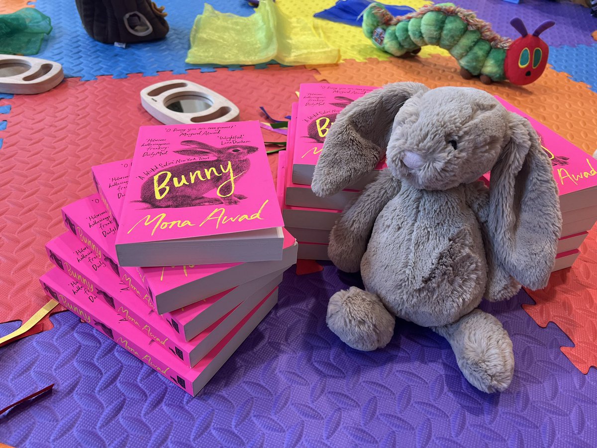 A new year of Reading Folk in Liverpool has begun! 🐇📖 

We’re starting with Mona Awad’s gothic novel, Bunny. A big thank you to The <a href="/TNLComFund/">The National Lottery Community Fund</a> and <a href="/Liverpoollib/">Liverpool Libraries and Information Services</a> for helping us bring 15 new mums together to enjoy a good book and some grown-up company 🧡
