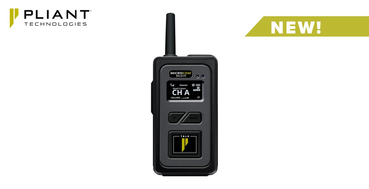 4Pliant's tweet image. Visit our booth (5F900) at @ISE_Show 2024 to see the new MicroCom 863XR wireless beltpack, the latest addition to the #MicroCom family of products that is specifically designed for use in Europe as it operates in the 863-865 MHz ISM band. Read more: bit.ly/3RQ1LzP