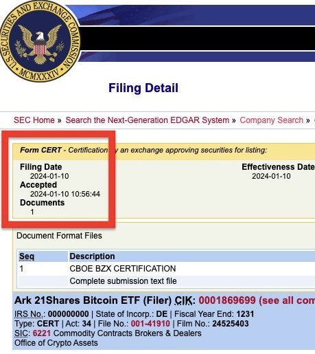 mrintegrity777's tweet photo. Looks like the first etf approved now,still waiting for an official confirmation though. https://t.co/3RD1NonPzK