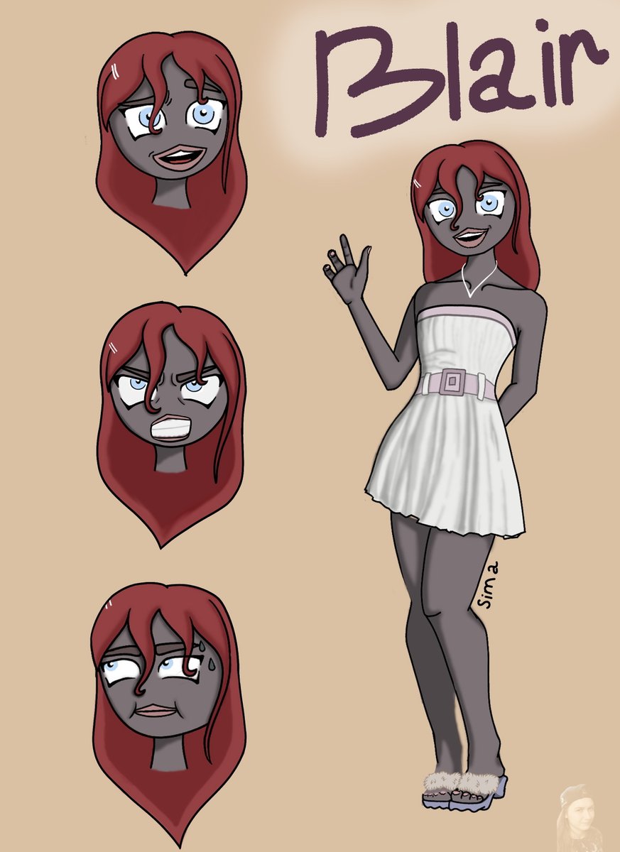 SerafimaTrend's tweet photo. Meet my #originalcharacter Blair😊
#originalcharacters #Illustrator https://t.co/Cbvss2aB4t