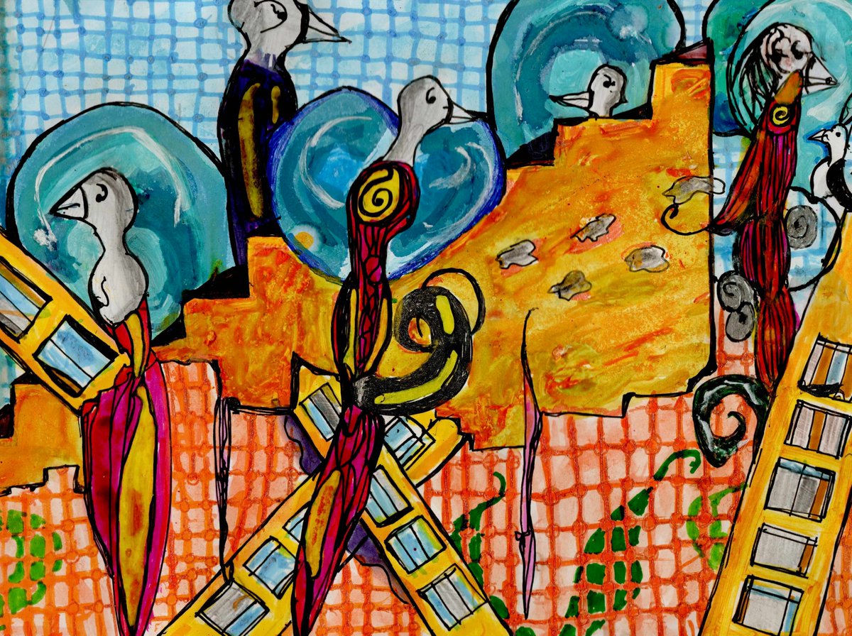 malbique's tweet photo. Umbrella Stand 2024  https://t.co/tnpWMSYp6a #illustrator #malbique #illustration #umbrella #umbrellas #duck #ducks #artwork #artist #artistontwitter #surreal #surrealist #quack #artistic #picture #streetart https://t.co/kVTNj7wSB0