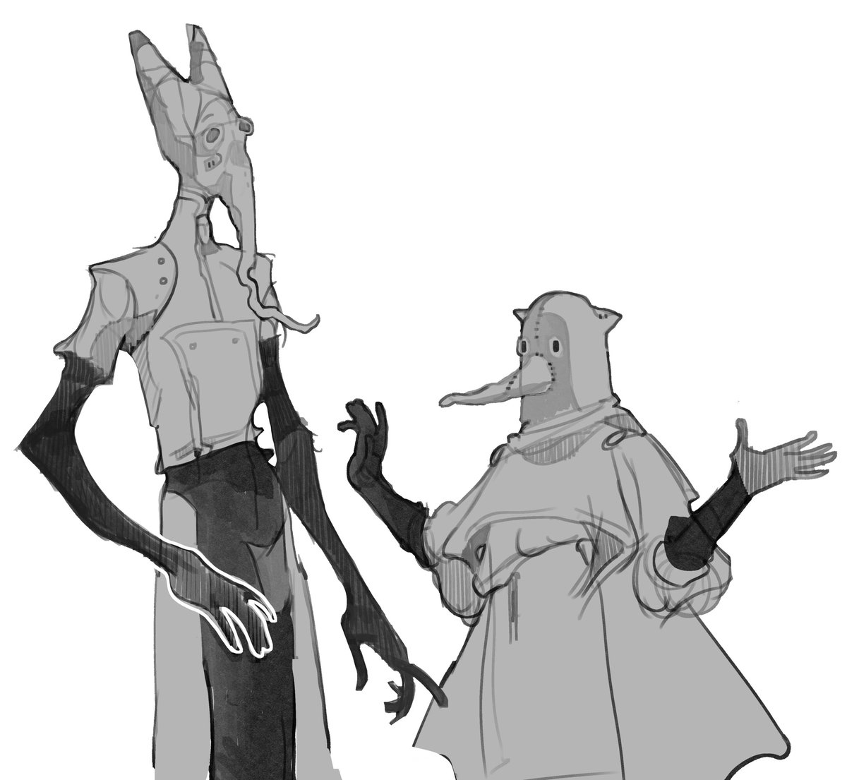 kanitattoos's tweet photo. Valdemar &amp; my apprentice = those rly weird girls (gender neutral) who made a blood pact behind the school and everyone else is scared of them. Valdemar does all of Brutes bodymods https://t.co/cQJM4IJ0ln