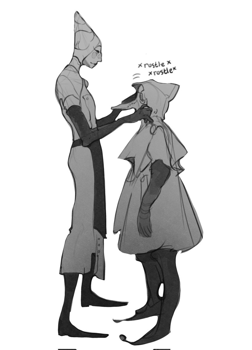 kanitattoos's tweet photo. Valdemar &amp; my apprentice = those rly weird girls (gender neutral) who made a blood pact behind the school and everyone else is scared of them. Valdemar does all of Brutes bodymods https://t.co/cQJM4IJ0ln