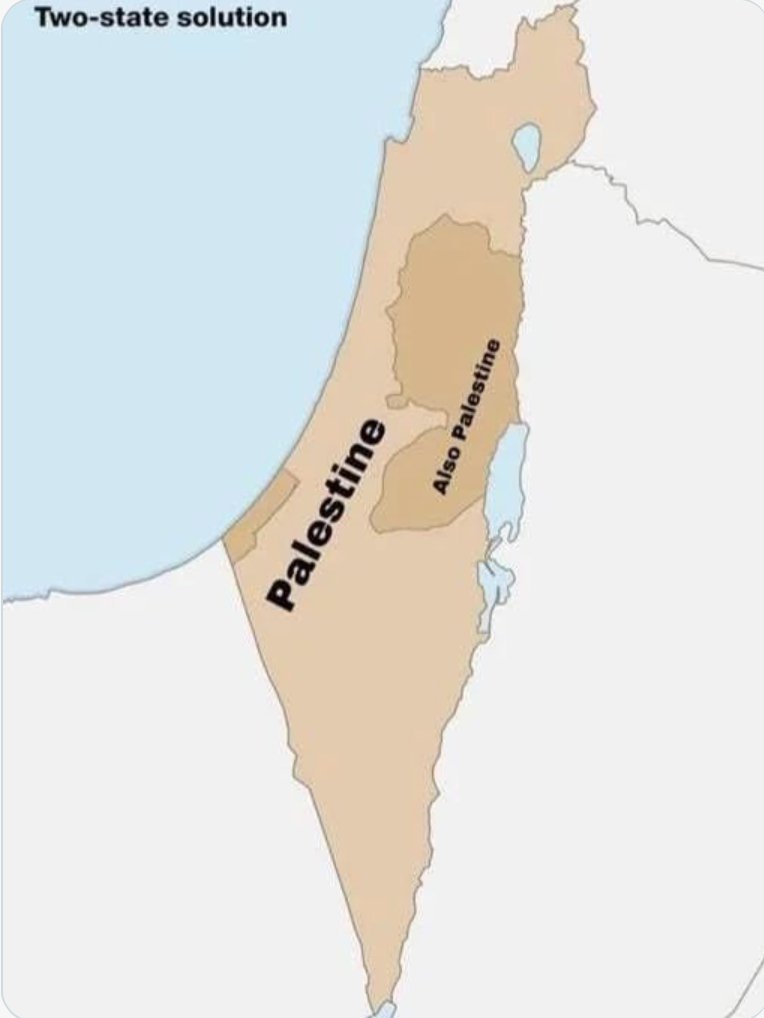 For anyone still arguing 'two state'... here ya go. 😀❤️✡️ #endzionism #notinourname