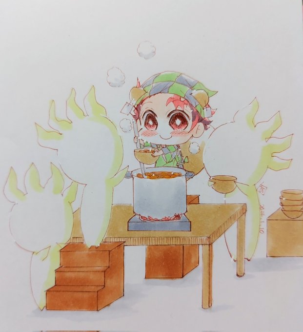 あったかいご飯をどうぞでしゅ 