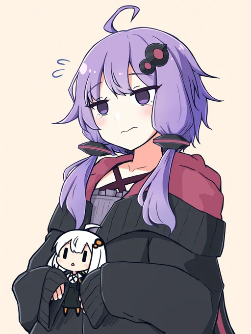 結月ゆかりさんの立ち絵素材進捗です。今日は涙目差分。かわいいんじゃなかろうか。 