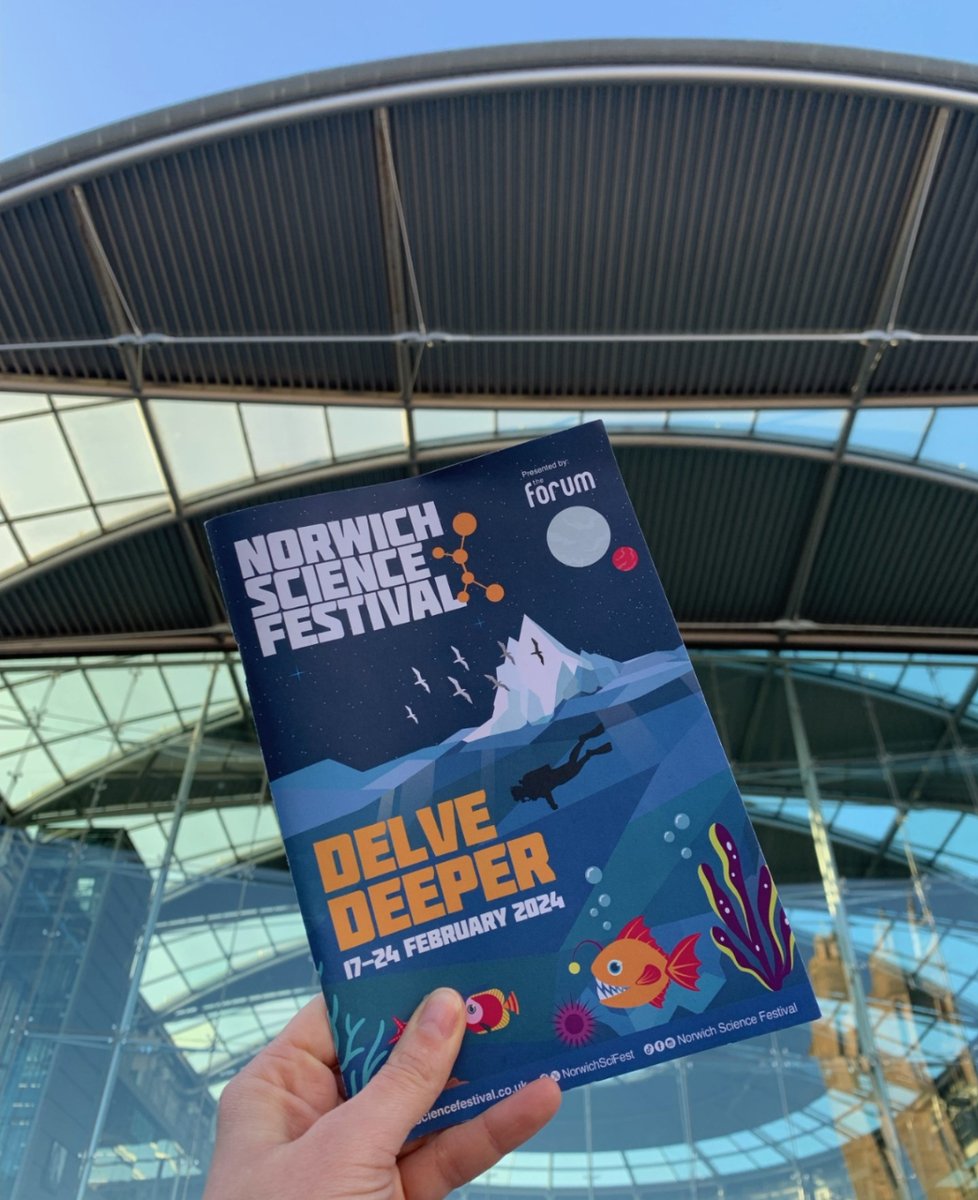 Our brochure is OUT NOW! ✨📣‼️

Grab your copy from @TheForumNorwich or visit our website to view all our events and book!

norwichsciencefestival.co.uk/whats-on

#NorwichSciFest #NorwichScienceFestival #HalfTerm #NorwichEvents #WhatsOnNorwich #NorwichUK #NorfolkUK
