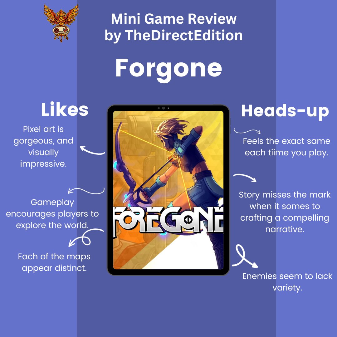 RemnantGamers's tweet photo. This 2d platformer has awesome pixel art, check out our mini review for @Forgonegame by @BigBlueBubble #bigbluebubble #forgone #Steam #indiegame #IndieGameDev #SteamDeals https://t.co/sAWpMA2Fot