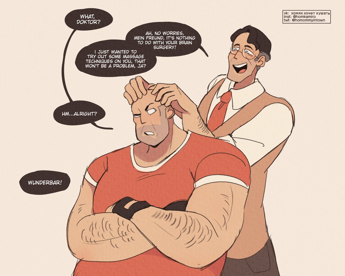 homommyintown's tweet photo. Tapping massage 1/2

#teamfortress2 #tf2 #heavymedic #redoktoberfest https://t.co/J3CGp01RuF