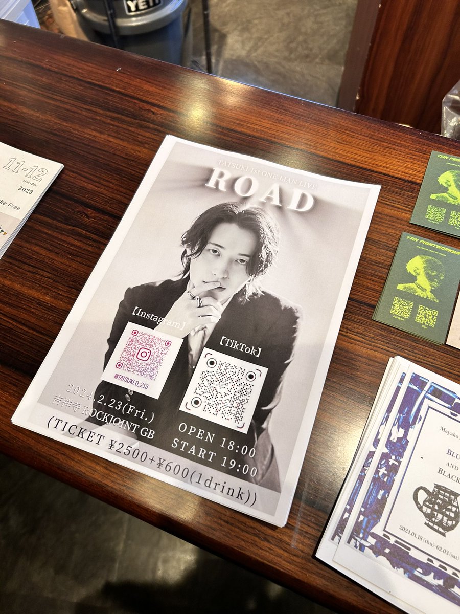 TATSUKI_o213's tweet photo. 八王子にあるlamp coffeeさんにポスターおかせていただきました！！
通りかかった時はぜひポスターも見てみてください！！

コーヒーめちゃくちゃ美味しいです☕️
#八王子
#lampcoffee
#ワンマンライブ
#ライブ
#road https://t.co/oBooU7dmxq